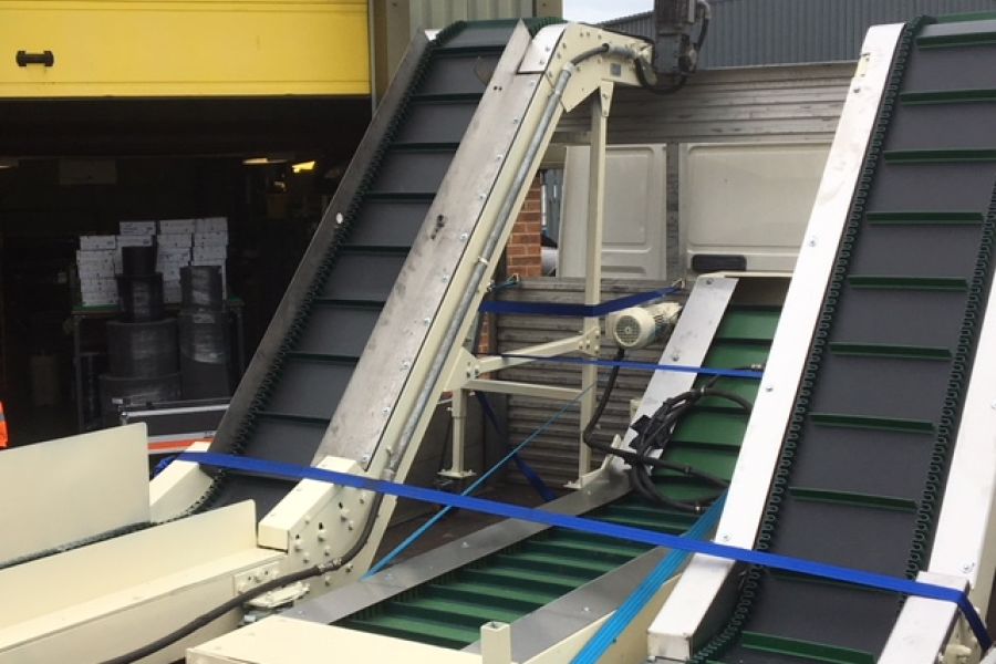 Custom built Inclined Conveyor Belts ready for Delivery